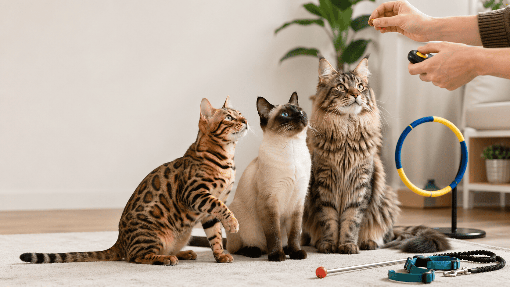 Cat breeds that can be trained