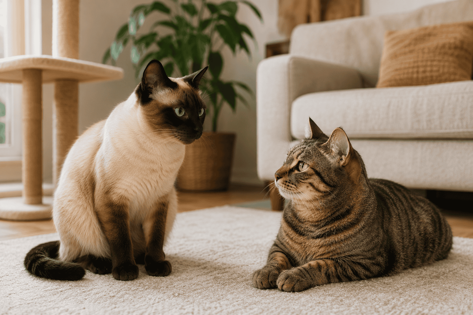 Do Siamese cats get along with other cats