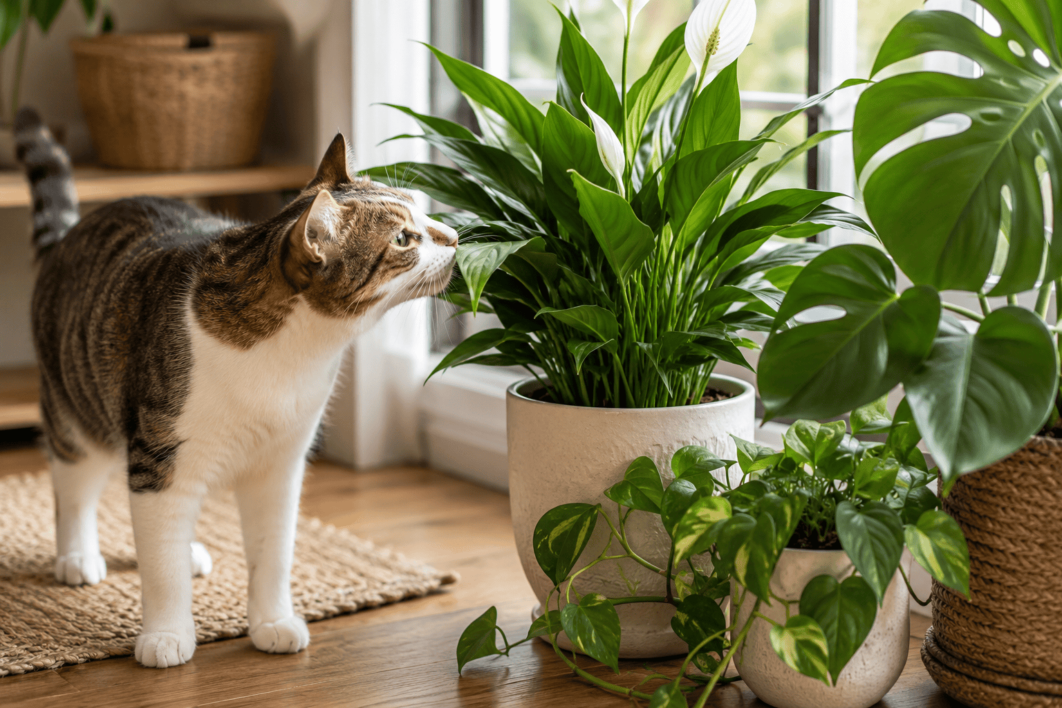 Toxic houseplants for cats