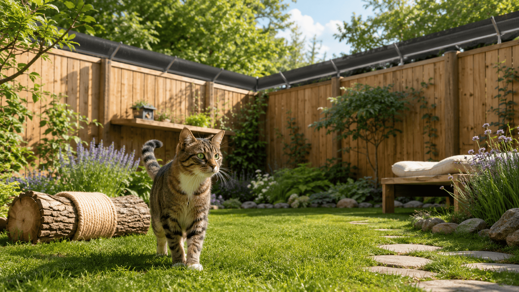 cat proof yard