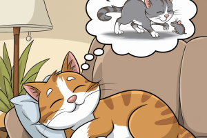 a-cartoon-of-a-cat-sleeping-and-having-a-dream-the-SMZIclmtQaOA7LMdx-wxnQ-duLfOPIrTHO3O3DKpeeeMQ cat dreaming