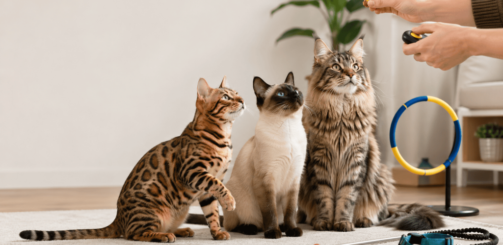 Cat breeds that can be trained